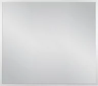 Lustra - Lustro łazienkowe w srebrnej ramie aluminiowej 90x80cm - miniaturka - grafika 1