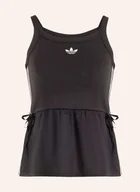 Koszulki i topy damskie - Adidas Originals Top Summer Glow schwarz - miniaturka - grafika 1