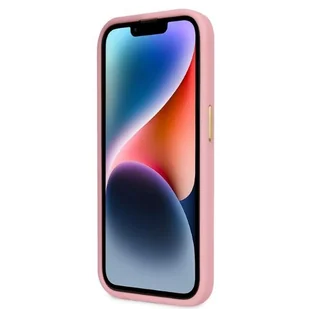 Guess GUHCP14LHGCRHP iPhone 14 Pro 6,1" różowy/pink hardcase Croco Collection - Etui i futerały do telefonów - miniaturka - grafika 5