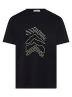Koszulki męskie - ARMEDANGELS - T-shirt męski  Jaames Mountain, niebieski - miniaturka - grafika 1