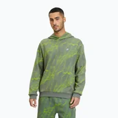 Bluzy męskie - Bluza męska FILA Redford AOP Hoody jasmine green mars aop - miniaturka - grafika 1
