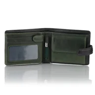 Portfele - Portfel męski Visconti TR-35 RFID - zielony - miniaturka - grafika 1