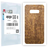 Szkła hartowane na telefon - Folia naklejka skórka strukturalna na TYŁ do Samsung Galaxy S10e -  Drewno Dąb Stary - apgo SKINS - miniaturka - grafika 1
