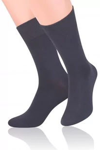SKARPETY STEVEN 124 BAMBUS GARNITUR (kolor jeans, rozmiar 44-46) - Skarpetki męskie - miniaturka - grafika 2