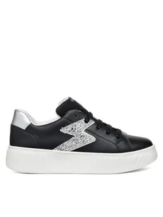Geox Sneakersy J Mikiroshi J45DVA 0BCEW C0039 S Czarny - Buty dla dziewczynek - miniaturka - grafika 1