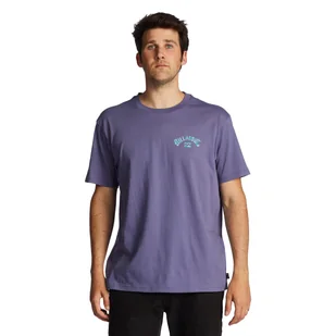 Męska Koszulka z krótkim rękawem BILLABONG ARCH FILL TEES ABYZT01696-SKW0 – Fioletowy - Koszulki męskie - miniaturka - grafika 1