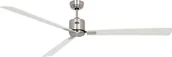 Wentylatory sufitowe - Energooszczędny wentylator sufitowy z pilotem Eco Neo III 180 cm szczotkowane chromowane łopatki biały / jasnoszary - miniaturka - grafika 1