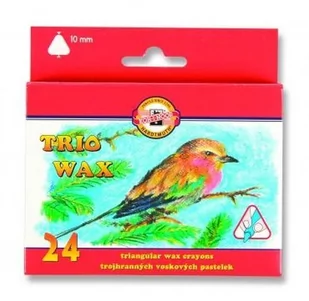 Koh-I-Noor kredki Trio Wax Jumbo, 24 kolor - Kredki, ołówki, pastele i pisaki - miniaturka - grafika 2