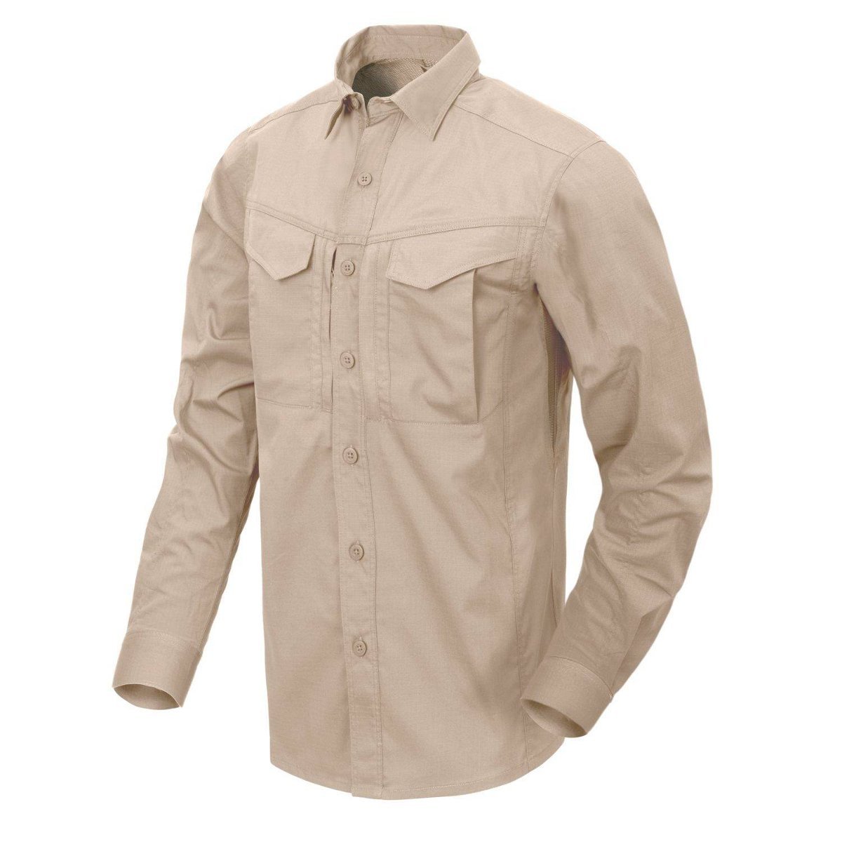 Koszula DEFENDER Mk2 long sleeve® - PolyCotton Ripstop - Beżowa - Helikon-Tex