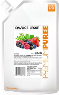 Puree Owoce Leśne premium Menii 1 kg - Koncentraty warzywne, przeciery - miniaturka - grafika 1