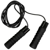 Skakanki - MAXXIVA Speed skakanka, 280 cm, czarna - miniaturka - grafika 1