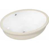 Umywalki - HANSGROHE 60152450 Xuniva D Umywalka podblatowa 45x35 bez otworu na baterię, z przelewem - miniaturka - grafika 1