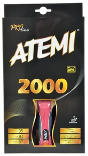 ATEMI RAKIETKA DO TENISA STOŁOWEGO 2000 ANATOMICAL ATEMI 17206 - Tenis stołowy - miniaturka - grafika 1