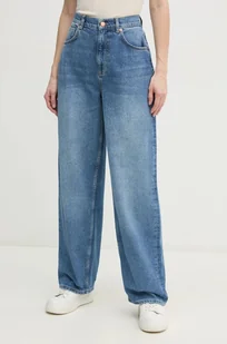 Sisley jeansy damskie high waist 4I2MLE04D - Spodnie damskie - miniaturka - grafika 1