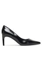 Czółenka - Calvin Klein Szpilki Ess Stiletto 70 Shiny Lth HW0HW02828 Czarny - miniaturka - grafika 1