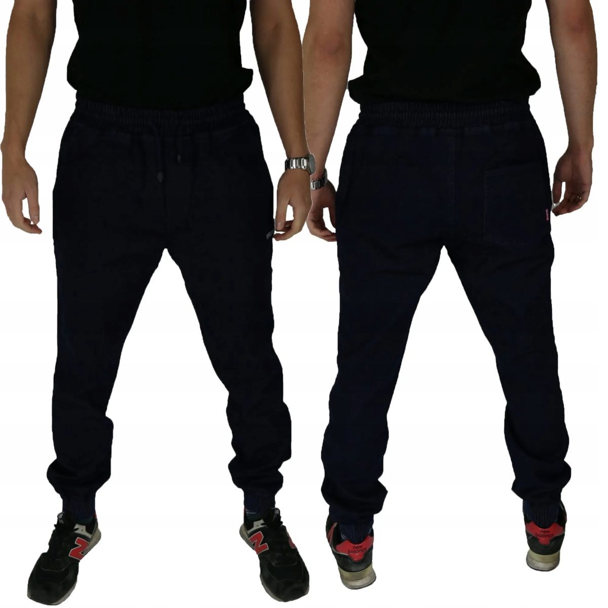 Spodnie Wedan Jogger Ciemny Jeans XL [XL]