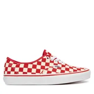 Trampki damskie - Tenisówki Vans Authentic VN000EGAR301 Czerwony - miniaturka - grafika 1