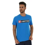 Koszulki sportowe męskie - Koszulka z krótkim rękawem męska LOTTO TEE LOGO - miniaturka - grafika 1