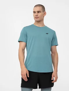 Koszulki sportowe męskie - Koszulka do biegania szybkoschnąca męska - 4F - grafika 1