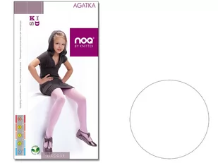 Rajstopy dziecięce z wiskozy AGATKA 116-122 Bianco - Rajstopy Rajstopy dziecięce z wiskozy AGATKA 116-122 Bianco - Rajstopy - miniaturka - grafika 1