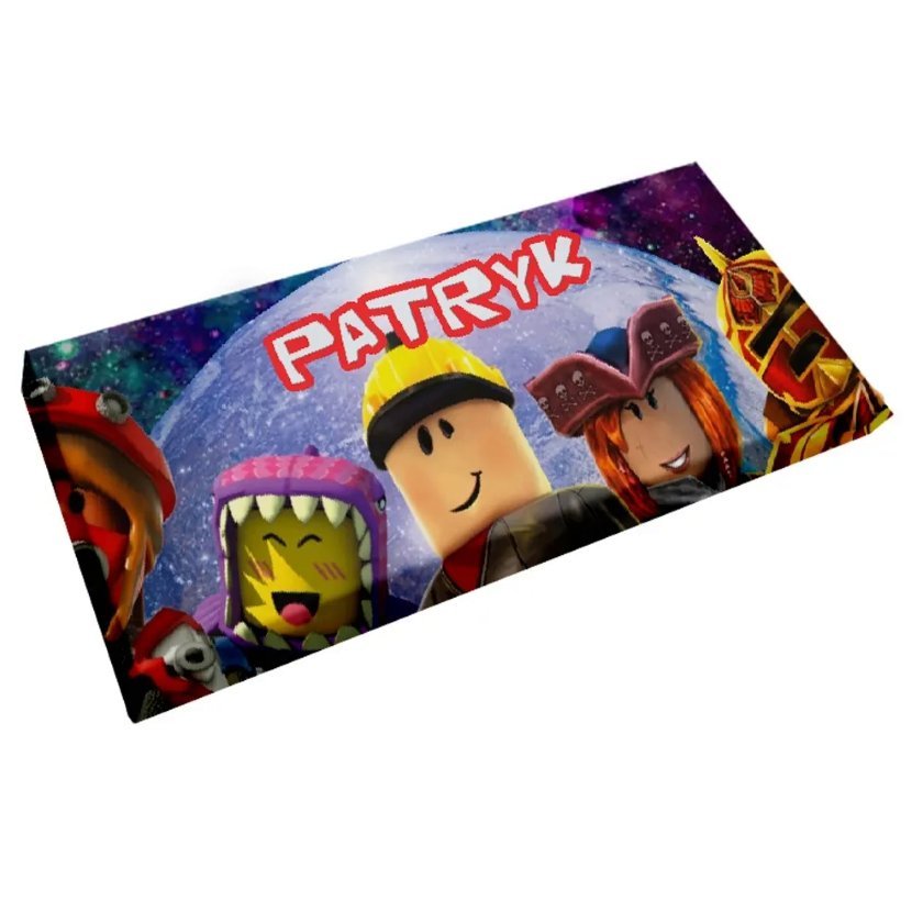 Czekoladowy prezent ROBLOX z personalizacją imienia dla dzieci
