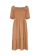 Sukienki - SOYACONCEPT Damska sukienka SC-RADIA 134, kolor brązowy (Desert Brown), rozmiar S, pustynny brąz - miniaturka - grafika 1
