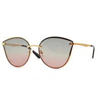 Okulary korekcyjne, oprawki, szkła - Damskie okulary przeciwsłoneczne LOZANO PJ831C11 Polaryzacyjne kocie oko - miniaturka - grafika 1