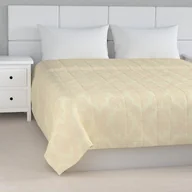 Narzuty - Dekoria Narzuta pikowana w pasy ecru szer.260 × dł.210 cm Damasco 500-613-01 - miniaturka - grafika 1