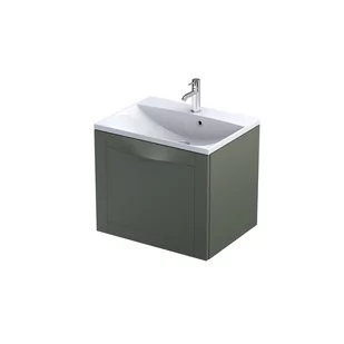 Szafka łazienkowa pod umywalkę Oristo Skagen Uni 60 cm zielony mat OR49-SD1S-60-17 - Szafki łazienkowe - miniaturka - grafika 1