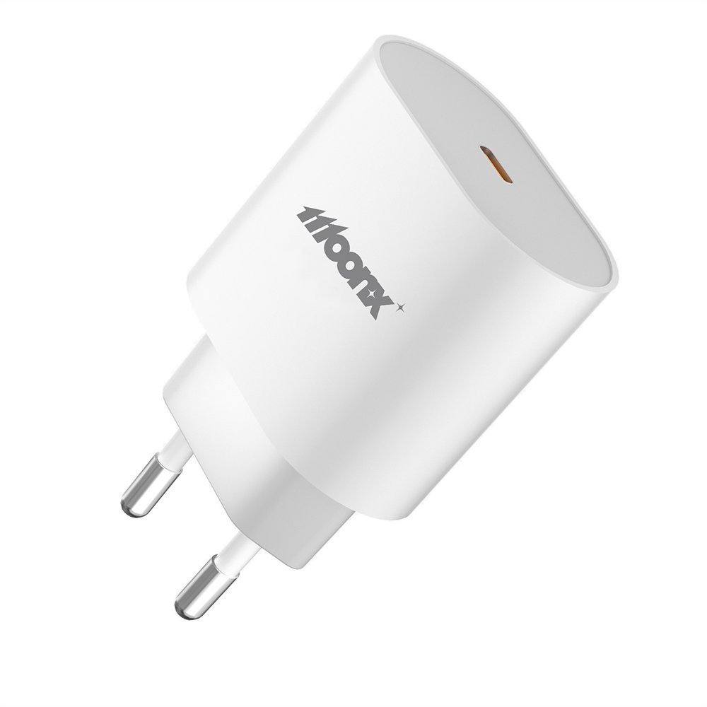 MOONX ładowarka sieciowa MC06 PD 25W 1xUSB-C Biały