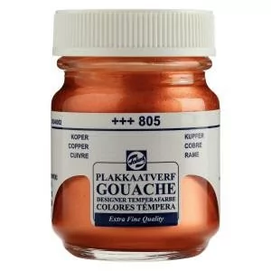 Talens Talens Gouache Extra Fine Jar 50 ml Copper - Farby i media malarskie - miniaturka - grafika 1