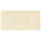 Poduszki ogrodowe - vidaXL Poduszka na sofę z palet, kremowa, 80x40x12 cm - miniaturka - grafika 1