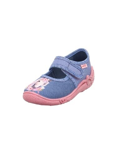 Superfit Dziewczęce kapcie Belinda, Niebieski 8060, 32 EU