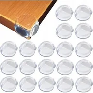 Zabezpieczenia dla dzieci - 20x ZABEZPIECZENIE OSŁONA NA NAROŻNIKI MEBLE ROGI KANTY MEBLI SZAFEK STOŁU - miniaturka - grafika 1