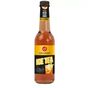 Hollinger Drink bezalkoholowy ice tea peach 330 ml Bio - Nalewki - miniaturka - grafika 1