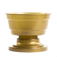 Sztuczne kwiaty - Gazon pusty doniczka na nóżce fi=18,5cm GAZPU doniczka z podstawką do kompozycji stroika - miniaturka - grafika 1