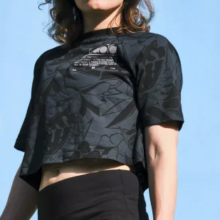 Koszulka damska DIADORA L. T-SHIRT SS CROP MANIFESTO - Koszulki i topy damskie - miniaturka - grafika 5
