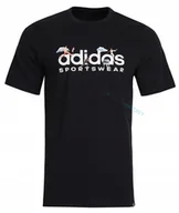 Koszulki męskie - ADIDAS WYGODNA KOSZULKA T-SHIRT BAWEŁNIANA LANDSCAPE SPORTSWEAR GRAPHIC L - miniaturka - grafika 1