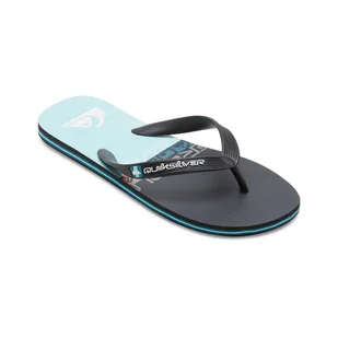 Męskie Japonki QUIKSILVER MOLOKAI STRIPE AQYL101361-XKBK – Czarny - Klapki i japonki męskie - miniaturka - grafika 1