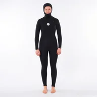 Pianki do pływania - Damska Pianka surfing RIP CURL WMNS.D/PATROL 54 C/Z HOOD WSMYHW_90 – Czarny - miniaturka - grafika 1