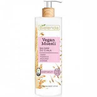 Bielenda Vegan Muesli Balsam odżywczy do ciała 400ml - Balsamy i kremy do ciała - miniaturka - grafika 1