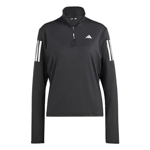 adidas Bluza damska z zamkiem błyskawicznym, Czarny, XL - Bluzy damskie - miniaturka - grafika 1