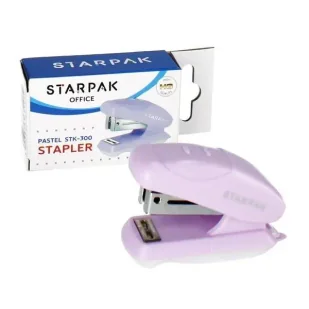 Zszywacz mini STK-300 pastel fioletowy - STARPAK - Zszywacze biurowe - miniaturka - grafika 1