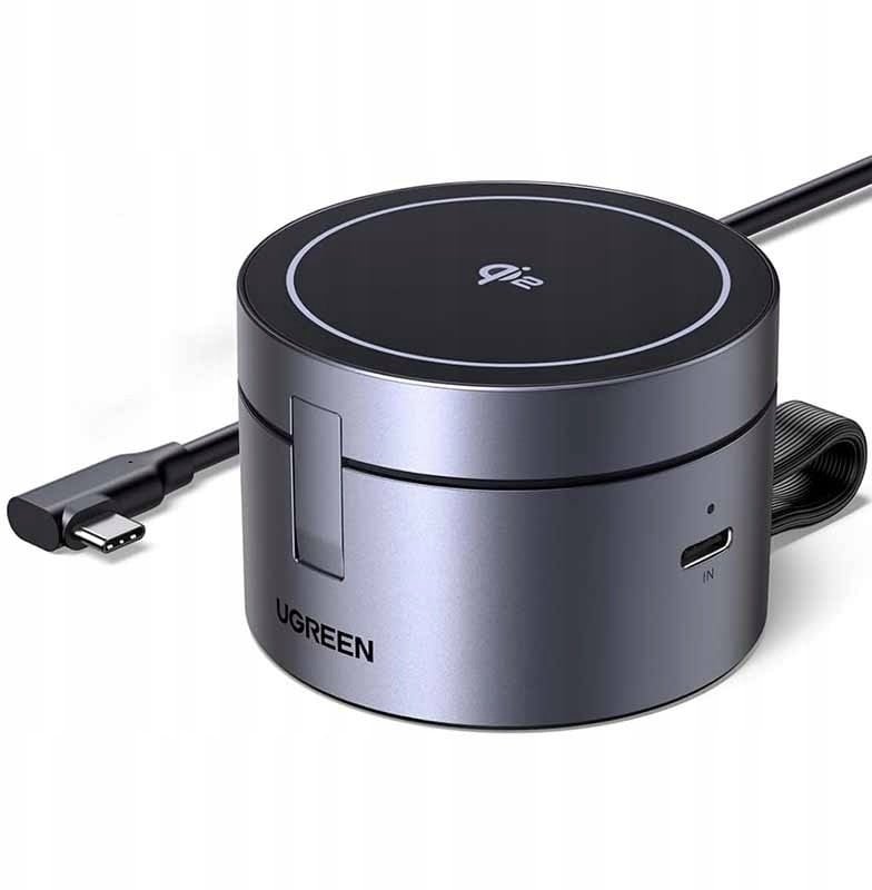 Ładowarka Ugreen Magnetyczna ładowarka 3in1 25W USB-C W712 czarna 54837-0