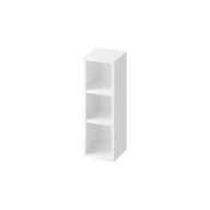 Szafki łazienkowe - Szafka łazienkowa górna do stelaża WC otwarta Cersanit Larga 20 cm biały połysk S164-049 - miniaturka - grafika 1
