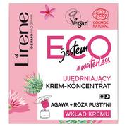 Kremy do twarzy - Lirene Jestem ECO #waterless - Ujędrniający krem-koncentrat - Agawa + Róża pustyni - 50 ml - Wkład kremu - miniaturka - grafika 1