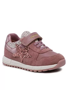 Buty dla dziewczynek - Geox Sneakersy B Alben G. A B153ZA 022BC C8025 S Różowy - grafika 1