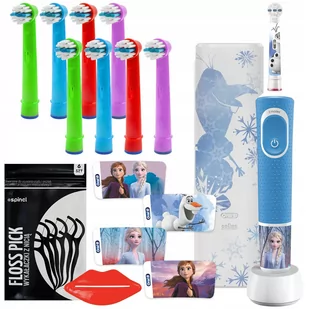 SZCZOTECZKA ELEKTRYCZNA ORAL-B FROZEN ETUI DZIECI - Szczoteczki do zębów dla dzieci - miniaturka - grafika 1