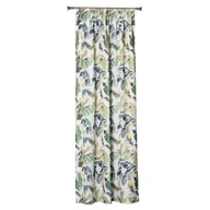 Zasłony - Zasłona BRAZIL na taśmie 140 cm x 260 cm zielona - miniaturka - grafika 1