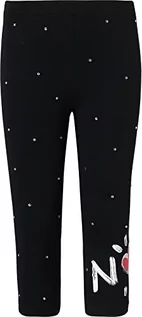 Legginsy - Desigual Legginsy dziewczęce Zaragoza Casual Pants, czarny, S - grafika 1